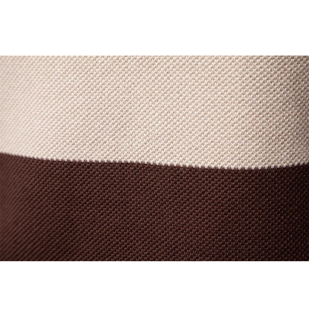 Men’s Quarter-Zip Jumper with Modern Color Block Design